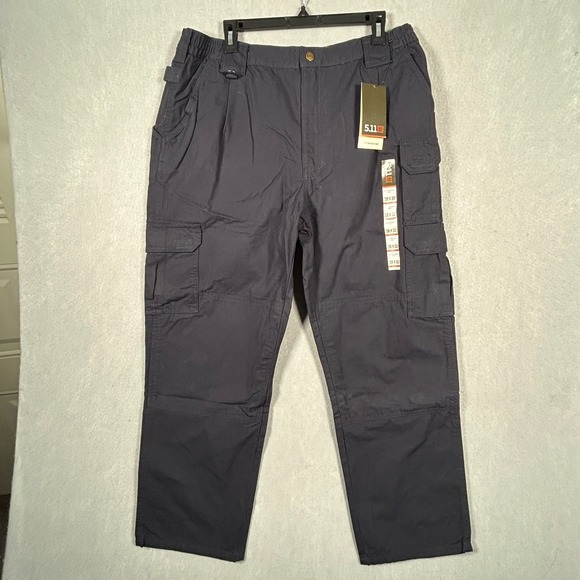 5.11 Tactical Other - 5.11 Tactical Pants Mens 38x30‎ Dark Navy Blue Solid Relaxed Fit Cargo Utility